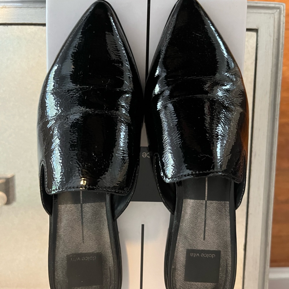 Dolce Vita Glossy Black Men's Loafers